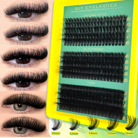 DIY Mega Volume Eyelash Cluster Extension Kit
