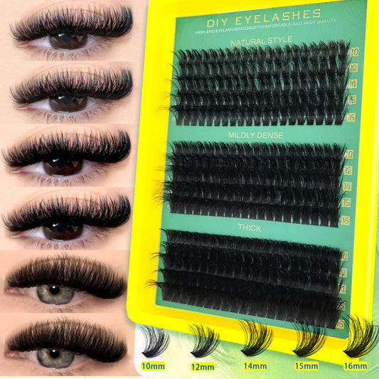 DIY Mega Volume Eyelash Cluster Extension Kit