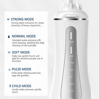 Portable Cordless Water Flosser for Deep Teeth Cleaning