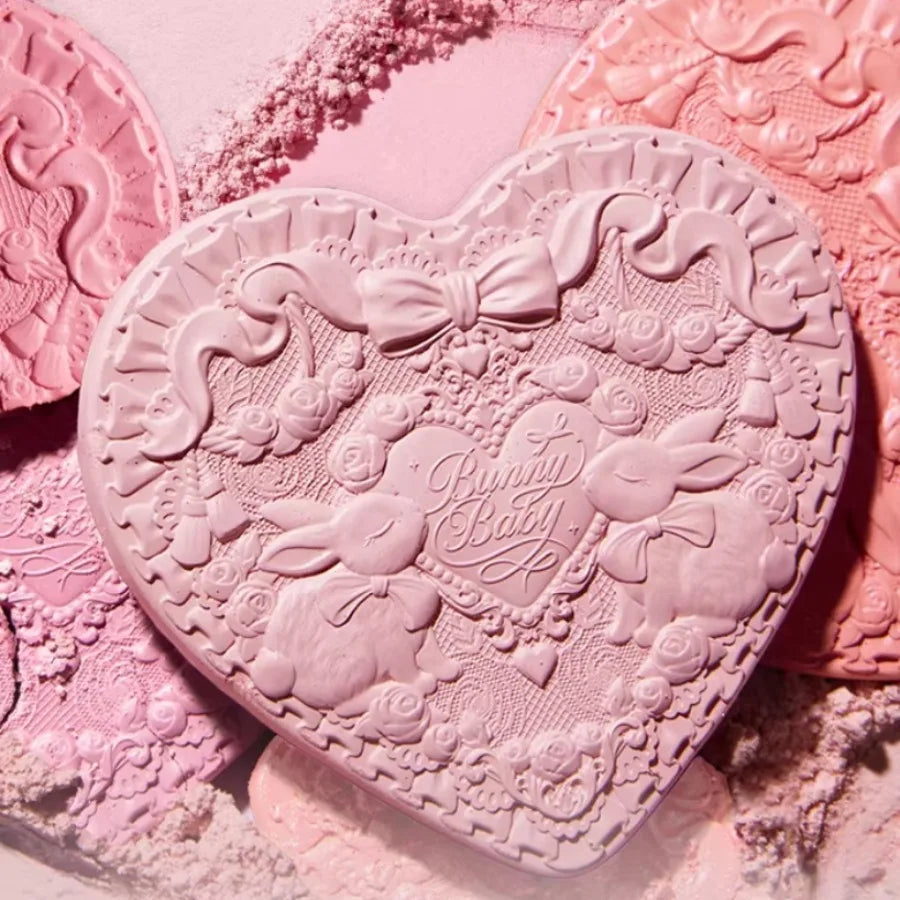 Matte Finish Rose Garden Blush Powder for Natural Cheek Contouring - 2