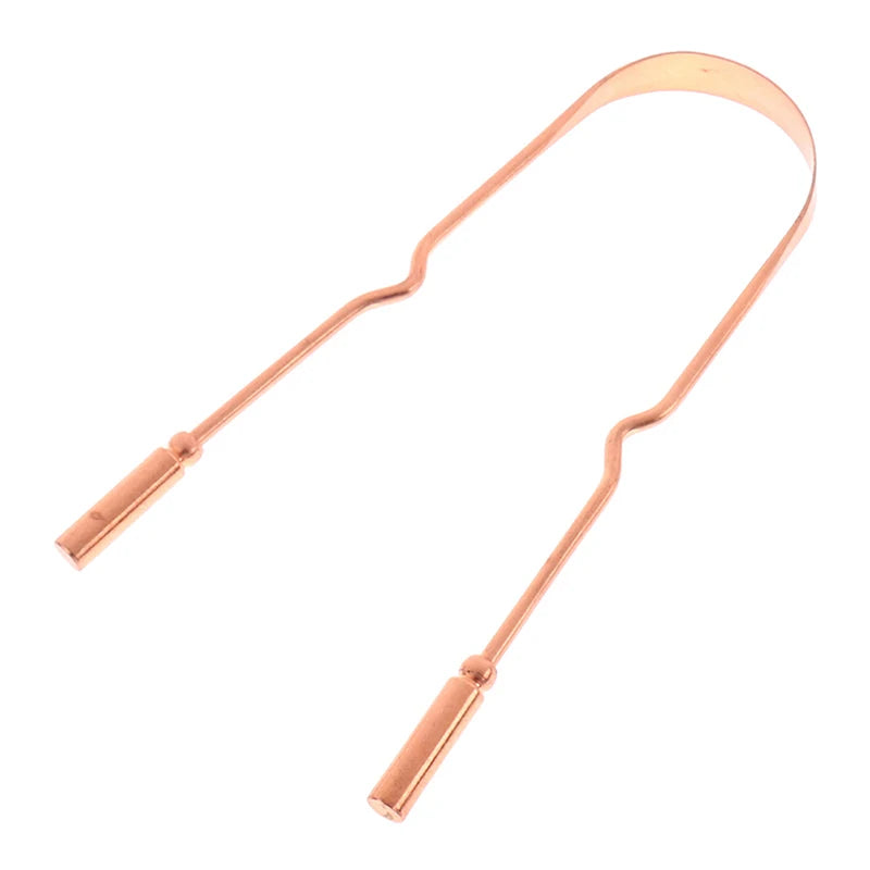 Pure Copper Tongue Scraper for Fresh Breath - 2