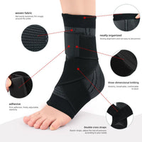 Adjustable Ankle Compression Support Brace
