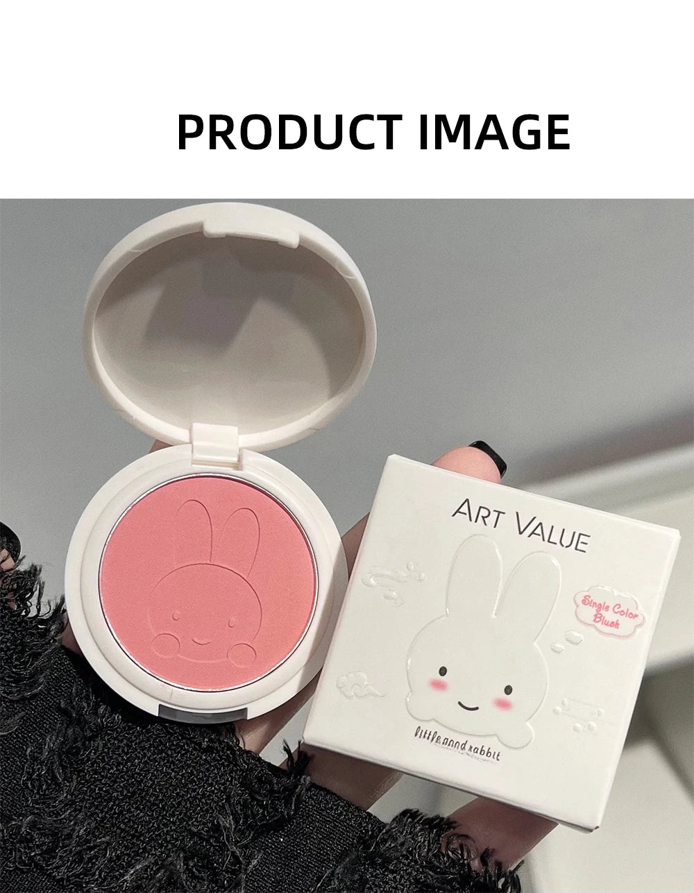 Matte Bunny Blush Palette for Natural Cheek Color - 24
