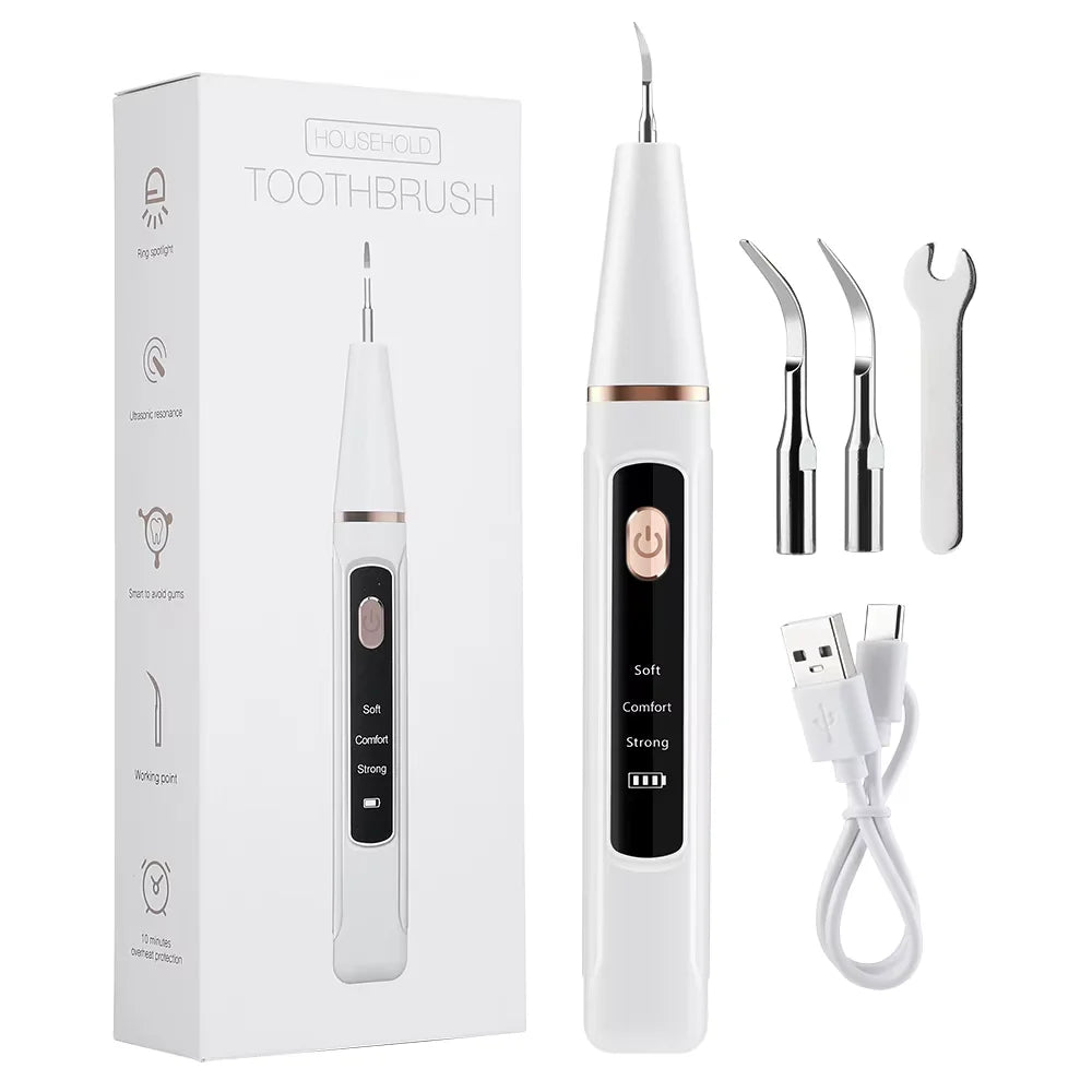 Electric Ultrasonic Teeth Tartar and Plaque Remover - 27
