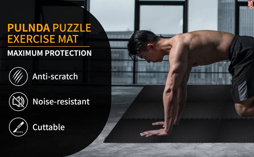 Interlocking EVA Foam Floor Tiles for Home Gym - 7