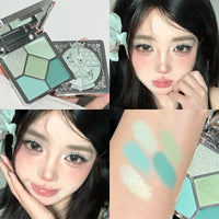 5-Color Shimmer and Matte Eyeshadow Palette