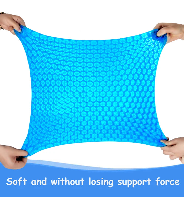 Ergonomic Honeycomb Gel Seat Cushion for Pain Relief - 9