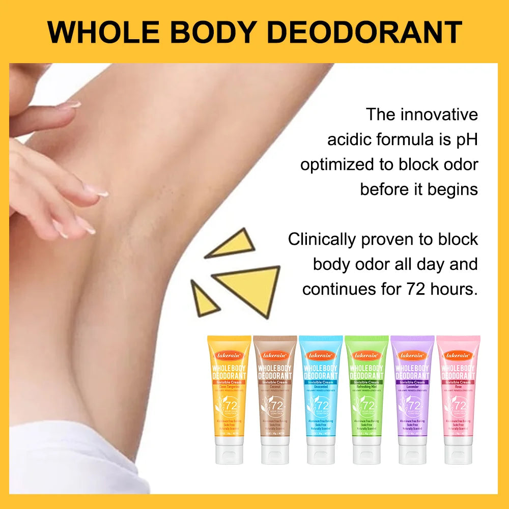 72-Hour Invisible Full Body Deodorant Cream - 2