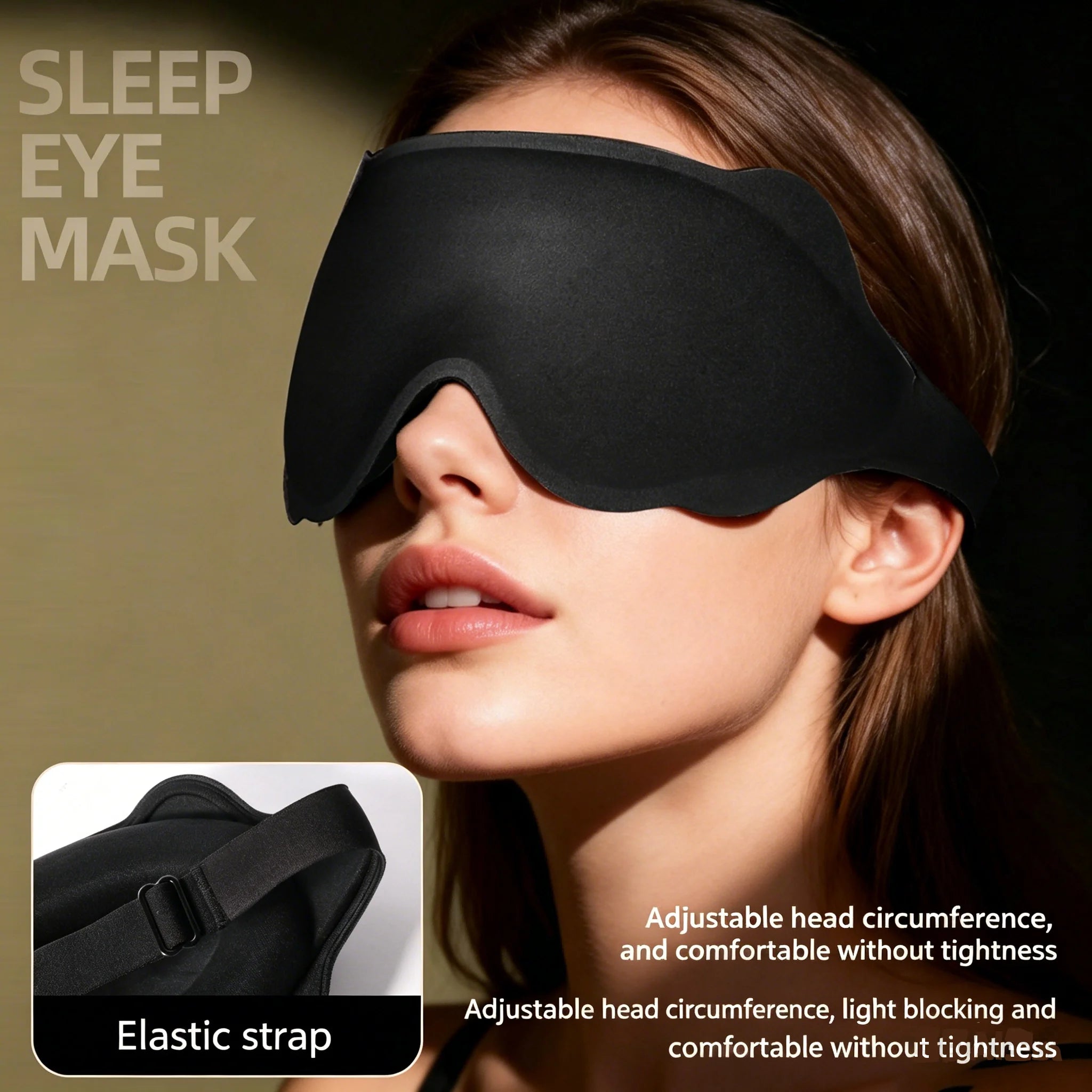 3D Ergonomic Light-Blocking Sleep Mask - 2