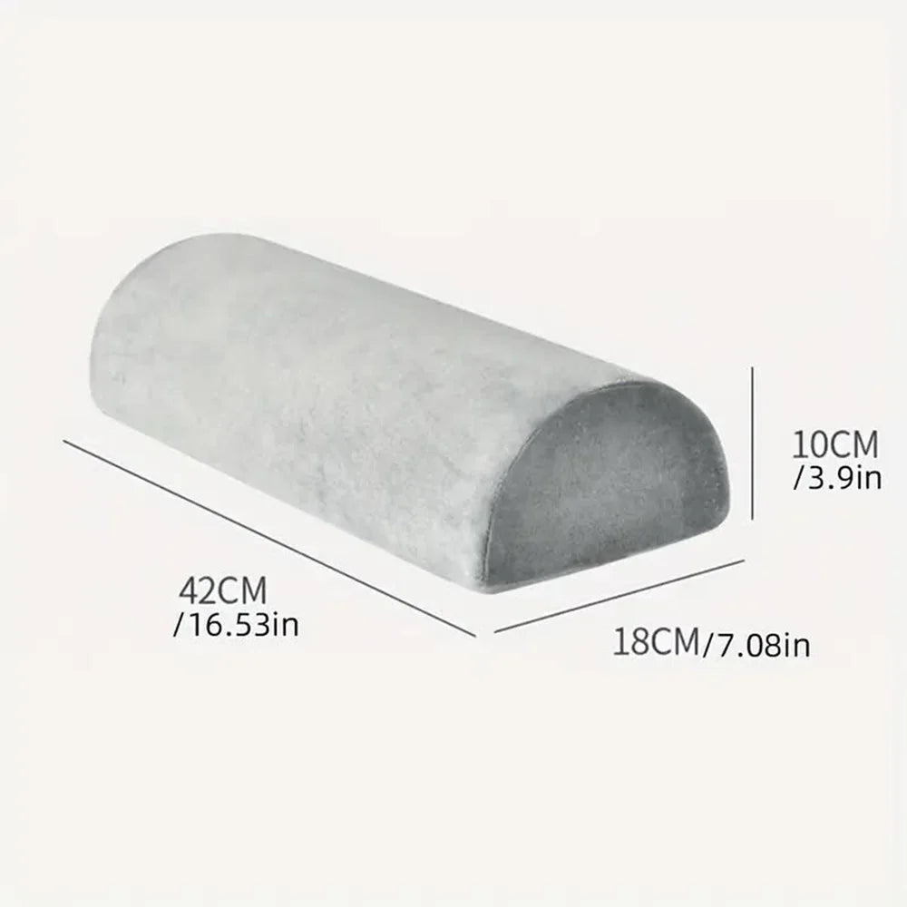 Half Moon Memory Foam Support Pillow for Legs and Back - 4