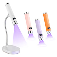 Portable 2-in-1 UV LED Nail Dryer with Magnetic Stand