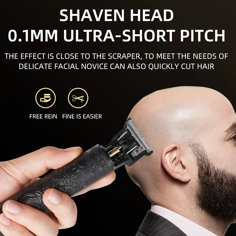 Professional Rechargeable Electric Hair Trimmer for Men - 4