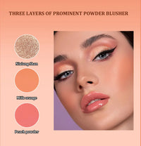 3-in-1 Stackable Blush and Highlighter Palette