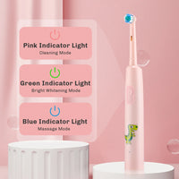 Rechargeable Rotary Electric Toothbrush for Adults and Kids