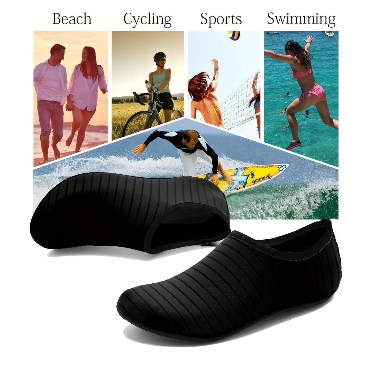 Quick-Dry Anti-Slip Water Shoes for Beach and Swimming - 8