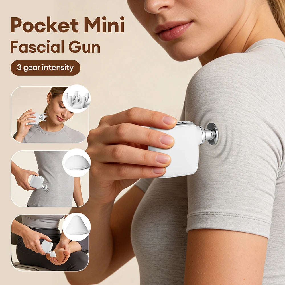 Portable Mini Deep Tissue Muscle Massage Gun - 7