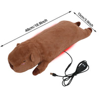Heated Capybara Plush for Period Cramp Relief