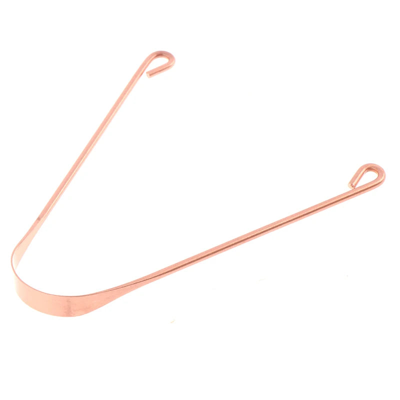 Pure Copper Tongue Scraper for Fresh Breath - 10