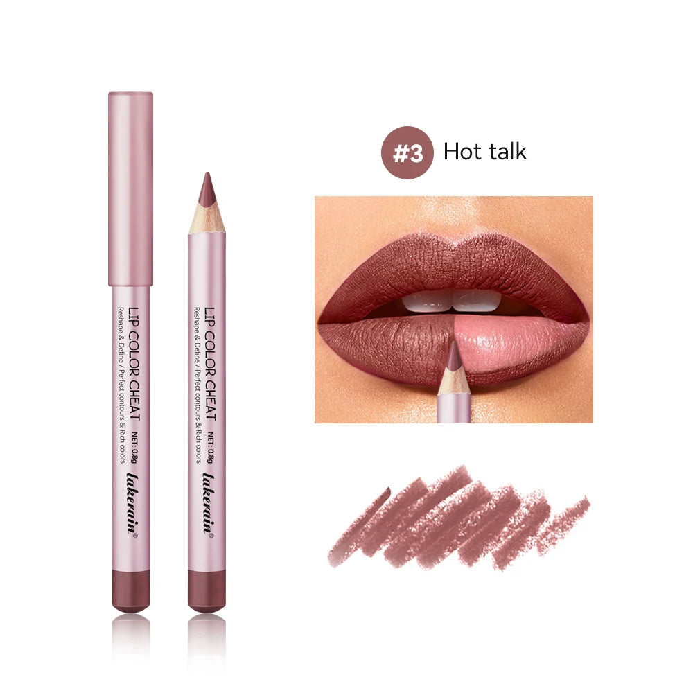 Long-Lasting Waterproof Matte Lip Liner Set - 23