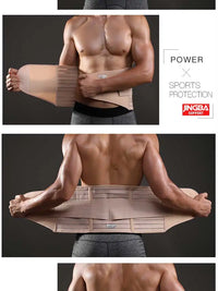 Adjustable Lumbar Support and Waist Slimming Belt