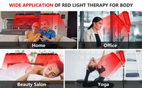 Dual Head Red Light Therapy Lamp for Pain Relief and Skin Care