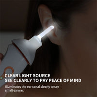 Electric LED Ear Wax Removal Vacuum Cleaner