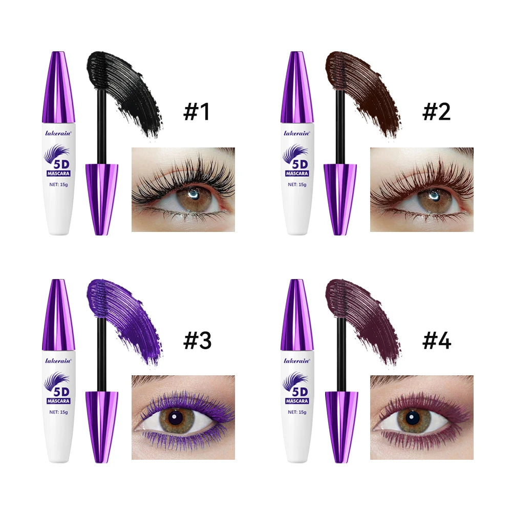5D Waterproof Lengthening & Volumizing Lash Mascara - 6