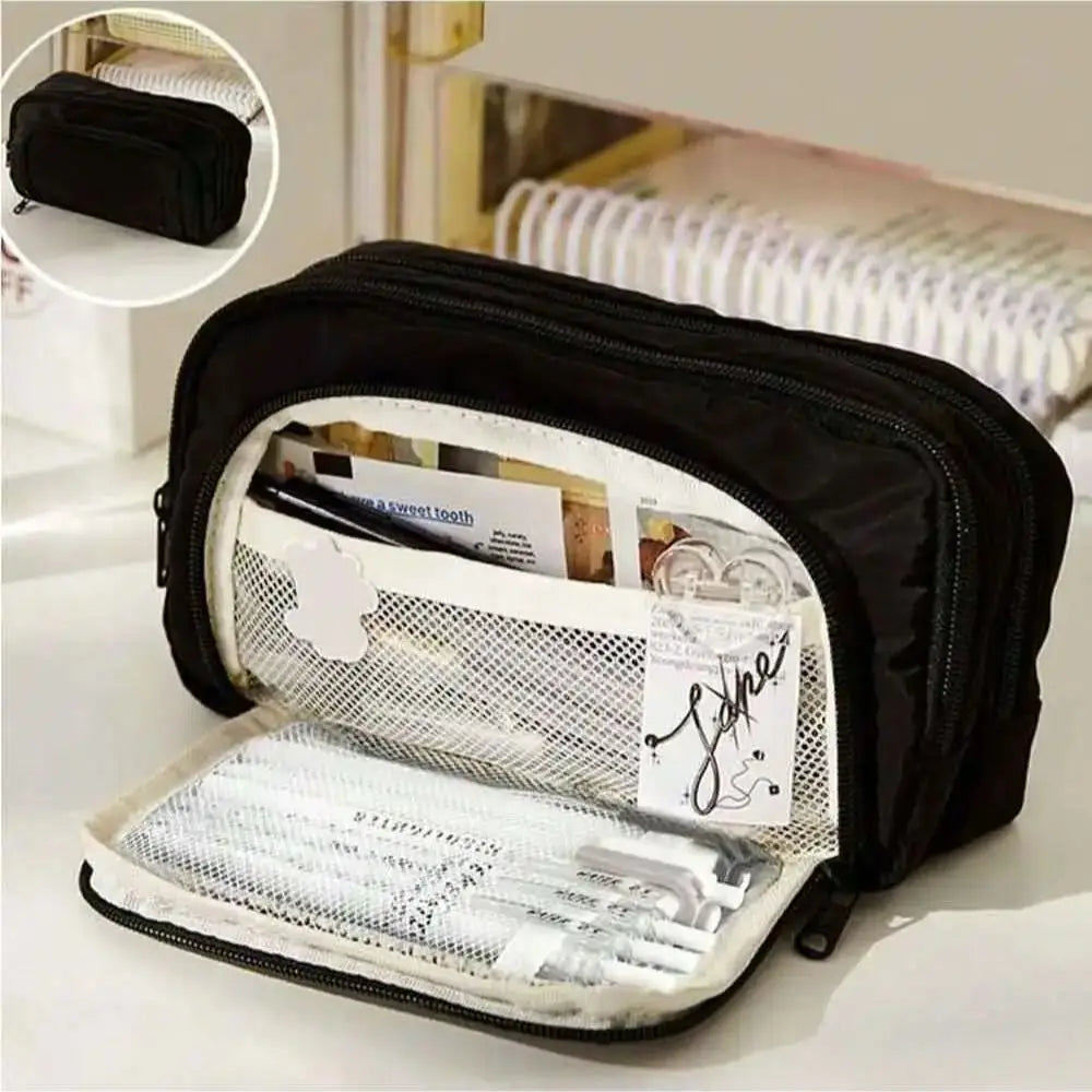Large Capacity Multi-Layer Pencil Case and Stationery Organizer - 1