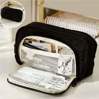 Large Capacity Multi-Layer Pencil Case and Stationery Organizer