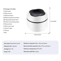 Portable Mini Wax Heater Kit for Painless Hair Removal