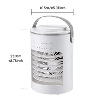 Portable Desktop Air Cooler and Humidifier Fan
