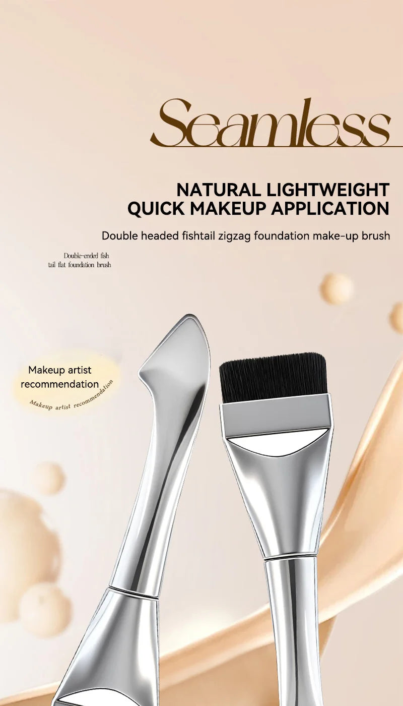 Dual-Ended Flawless Foundation Brush and Applicator - 7