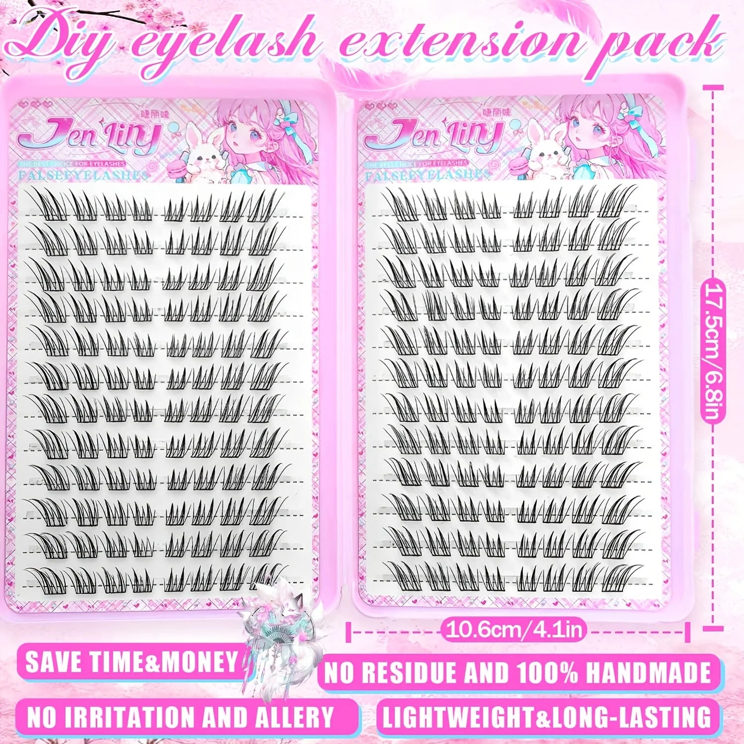 Reusable Glue-Free Cluster Lashes for Natural Daily Look - 5