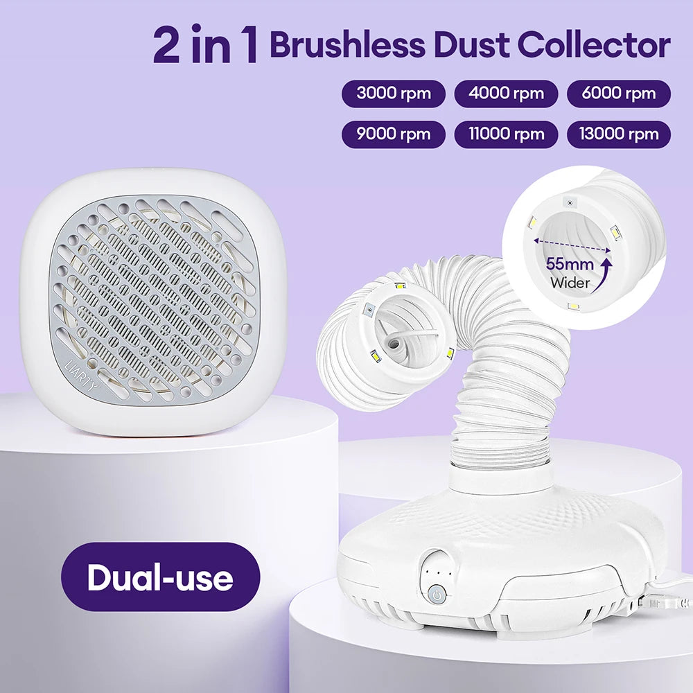 Powerful 130W Nail Dust Collector Vacuum - 7