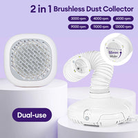 Professional 130W Turbo Nail Dust Extractor with Adjustable Tube