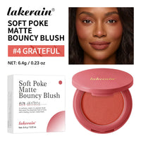Matte Bouncy Cream-to-Powder Blush for Natural Glow