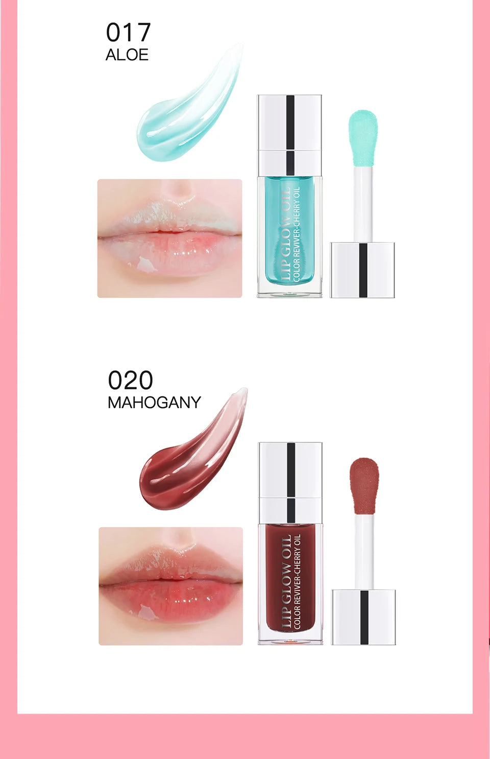 Hydrating Crystal Jelly Plumping Lip Glow Oil - 21