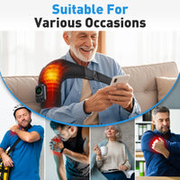 Heated Electric Shoulder Massage Brace with App Control