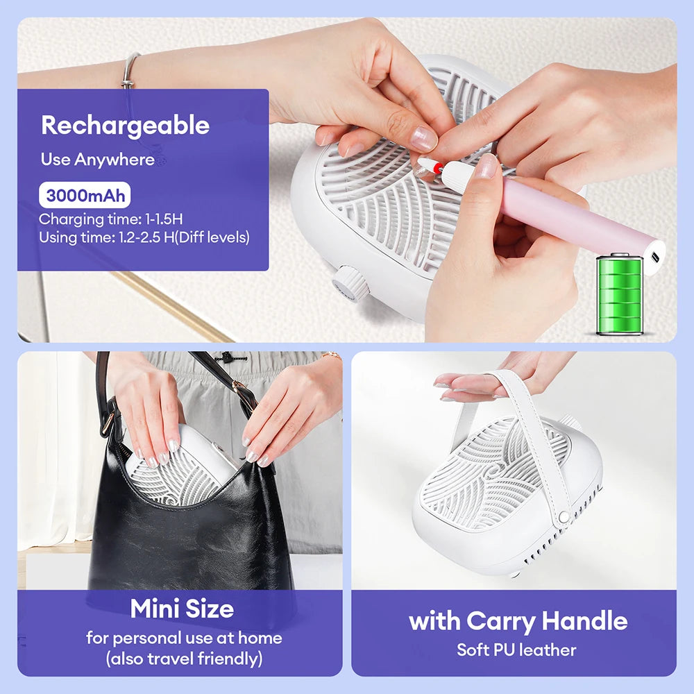 Portable Professional Nail Dust Collector Vacuum - 13
