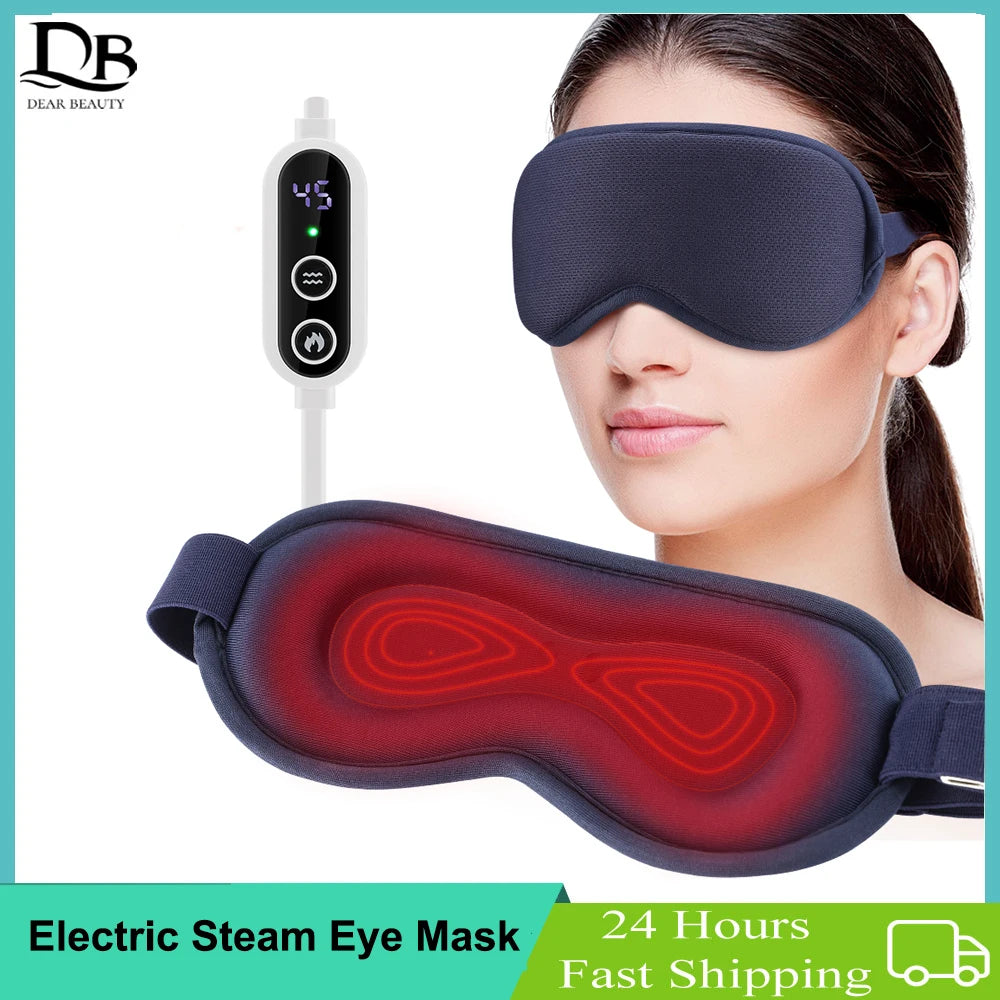 Heated Vibration Eye Massager for Fatigue and Sleep - 1