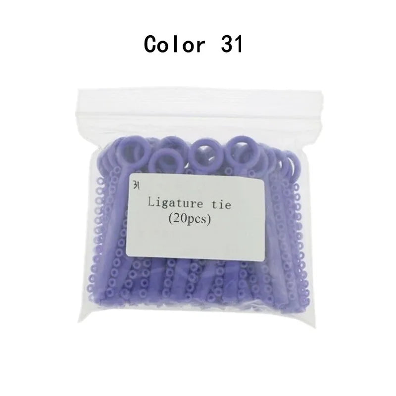 Orthodontic Elastic Ligature Ties for Dental Braces - 23