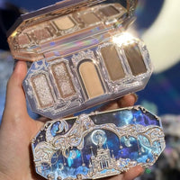 5-Color Mermaid Eyeshadow Palette for Long-Lasting Shimmer