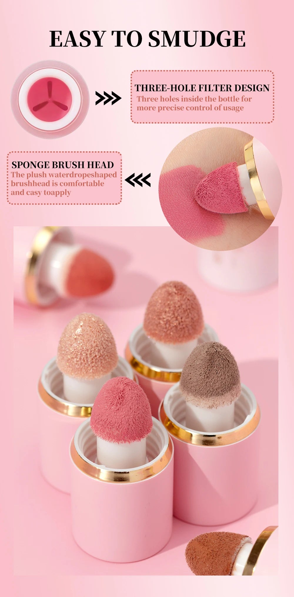 Liquid Blush, Highlighter and Contour Makeup Stick - 9