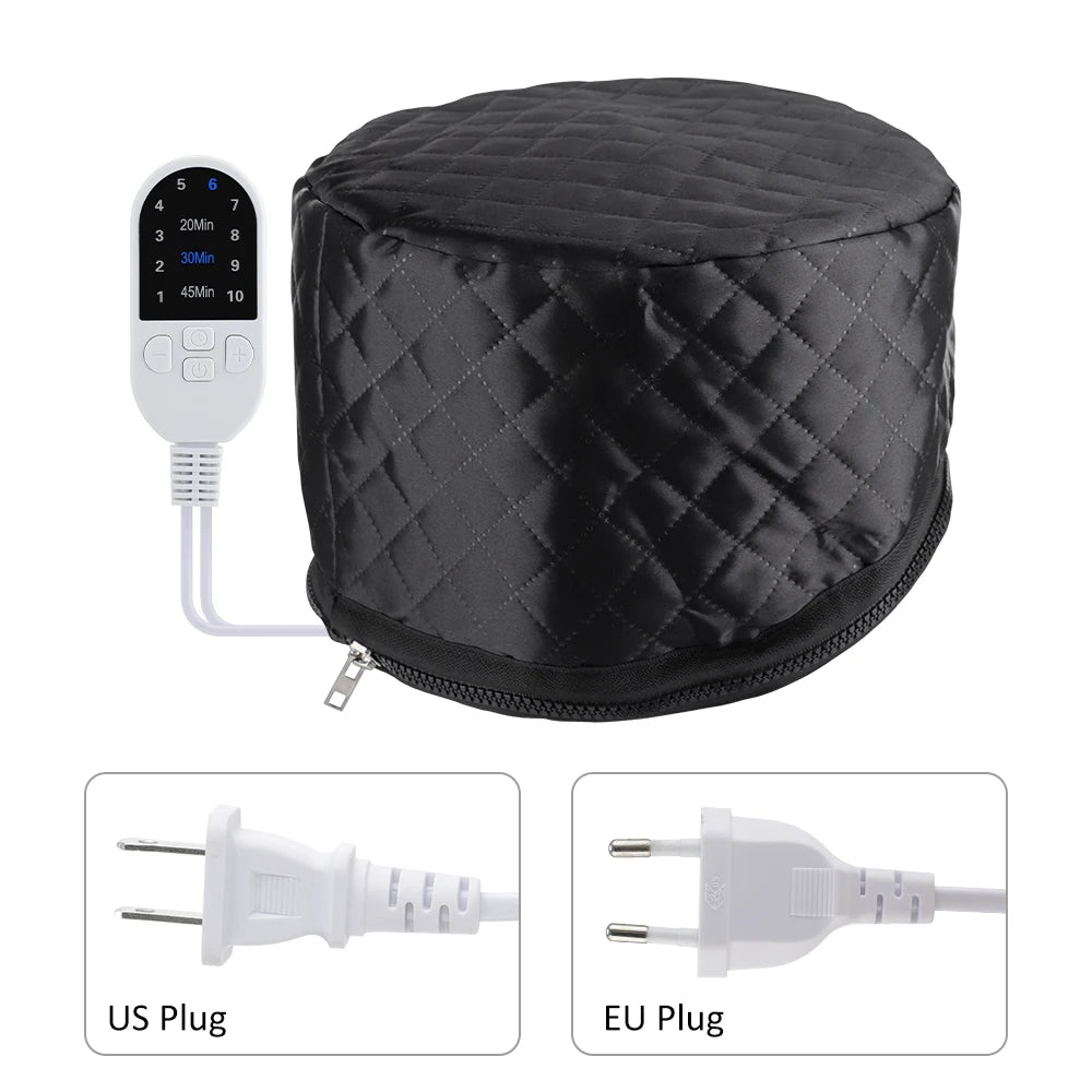 Electric Hair Steamer Cap for Deep Conditioning & Hair SPA - 9