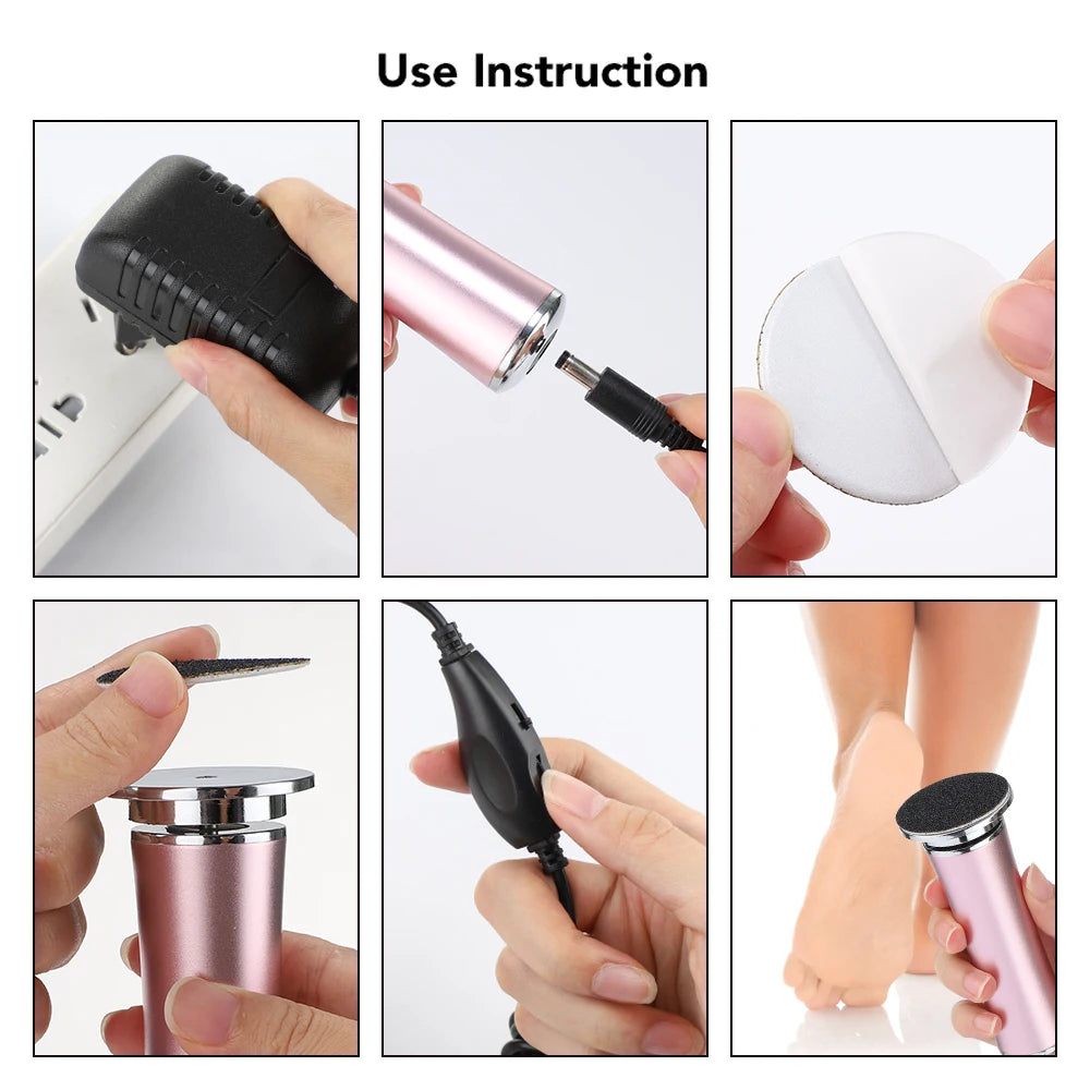 Electric Professional Foot Callus Remover for Smooth Heels - 14