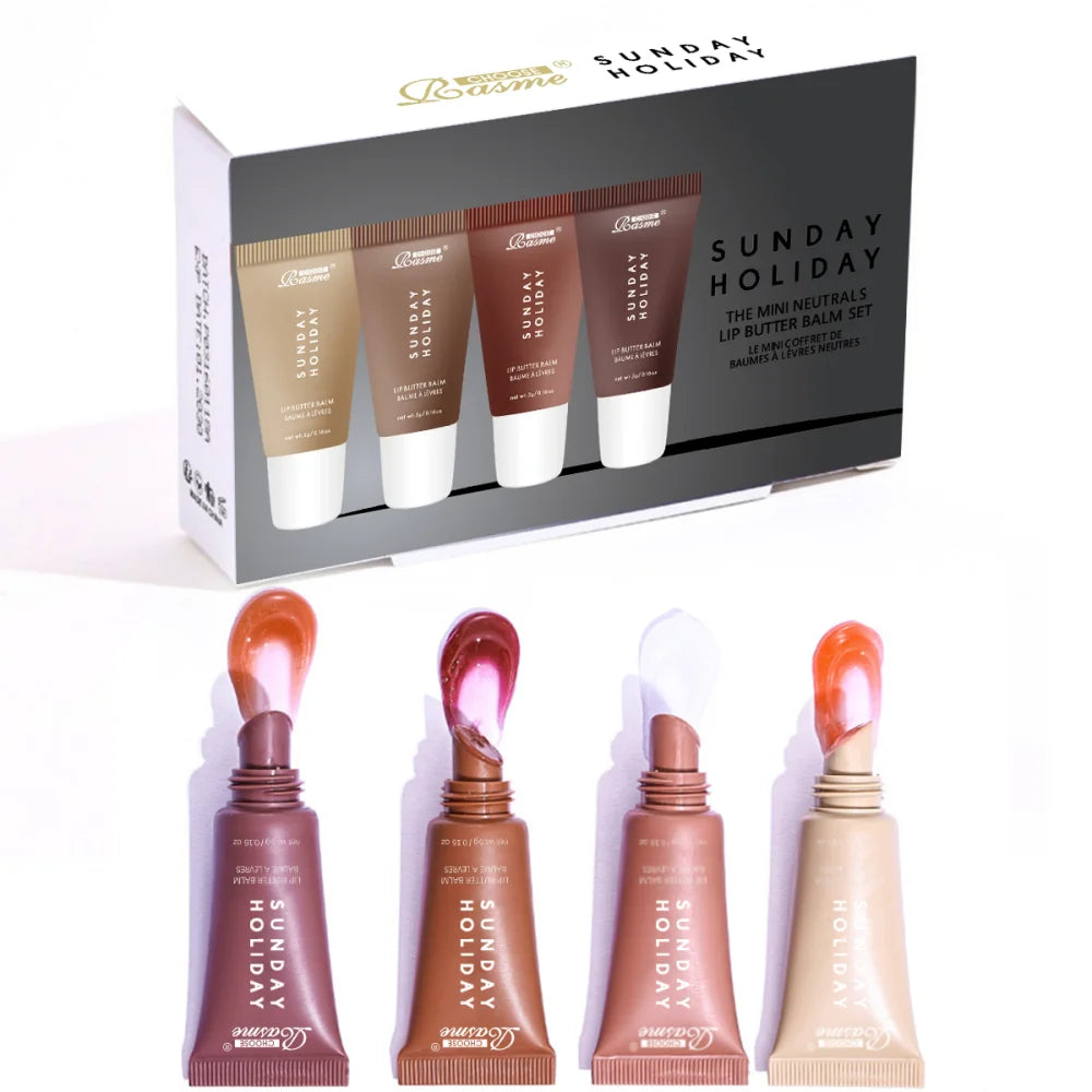 4-Piece Moisturizing Lip Butter Balm Gift Set - 8
