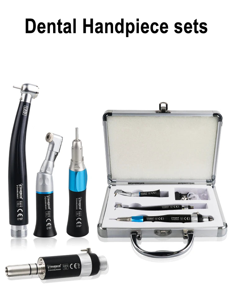 Professional LED Dental Handpiece Kit with Air Motor - 7
