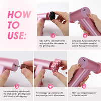 Electric Professional Pedicure Foot Callus Remover