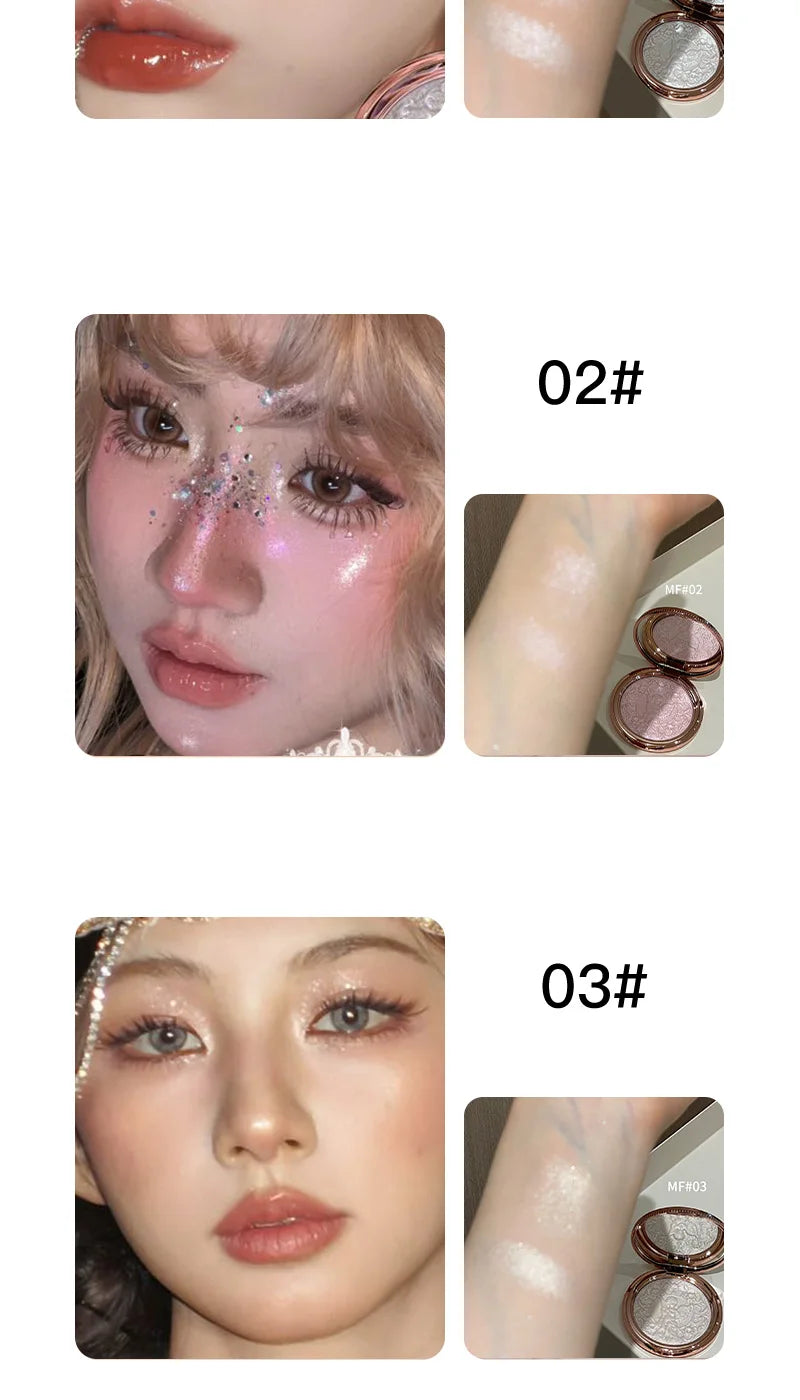 Little Angel Pearl Glow Highlighter Palette - 11