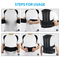 Adjustable Upper Back and Shoulder Posture Corrector Brace